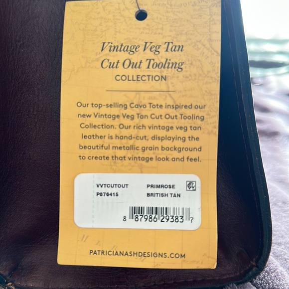 NWT Truly stunning Patricia Nash cutout Adeline Purse, dust bag & strap ALL NEW - Picture 4 of 12